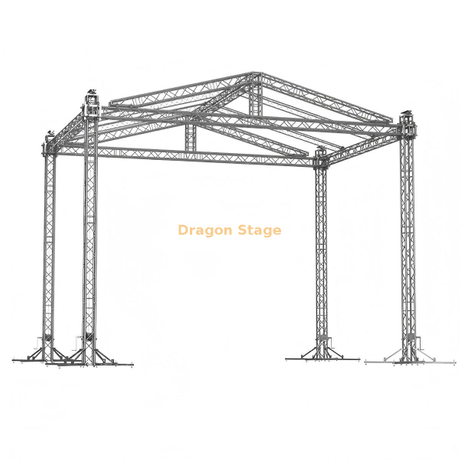 铝制舞台音乐会桁架活动8x5x7m