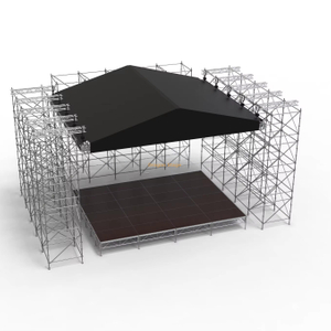 20x20米大跨度金字塔屋顶桁架系统，带3根大跨度梁，用于分层系统