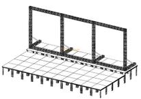 LED视频支持结构桁架16x6m