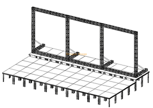 LED视频支持结构桁架16x6m