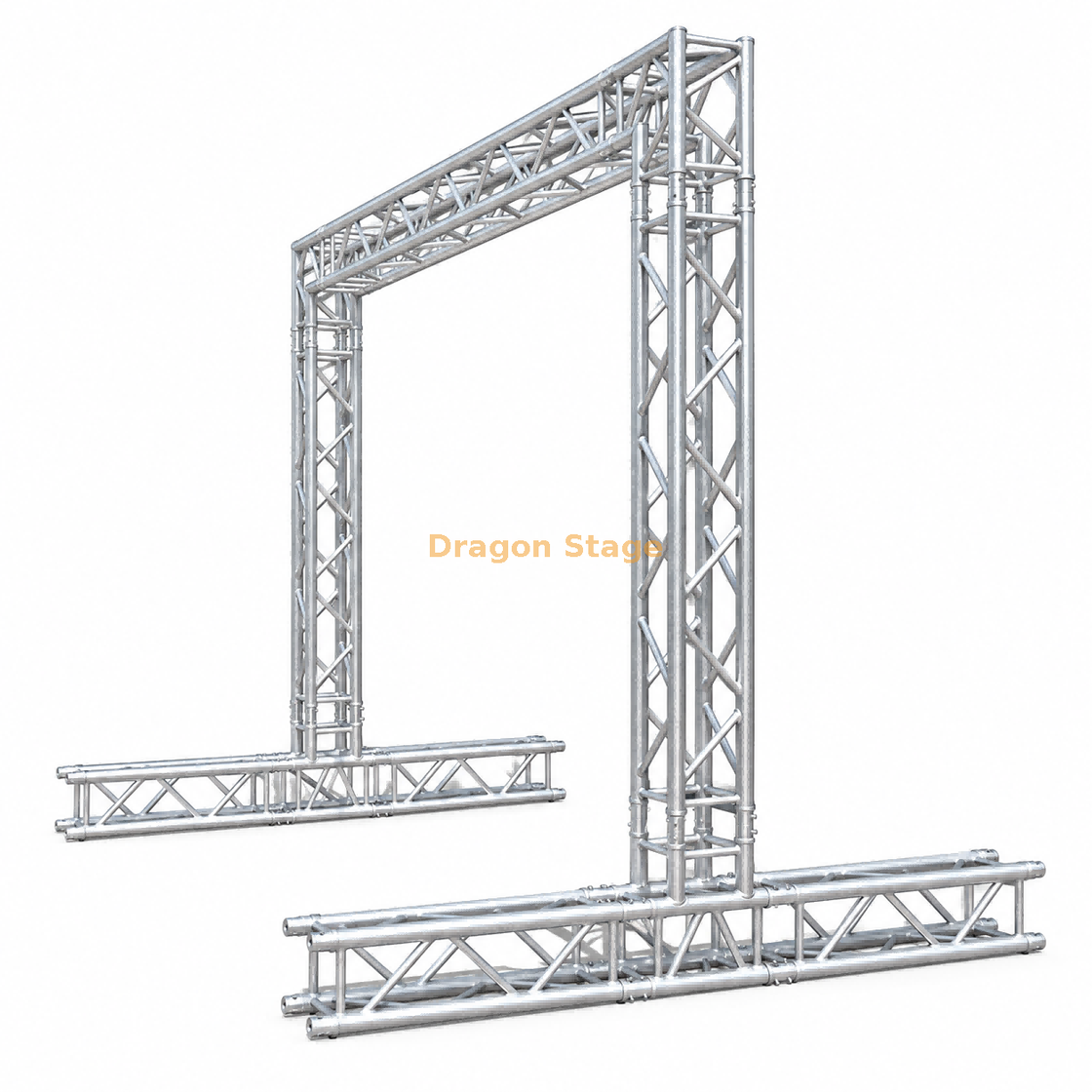 3x3m 铝制球门柱桁架，底座深 2.5m