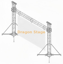 6x5m铝制便携式悬挂显示LED桁架，用于20x10ft LED屏幕